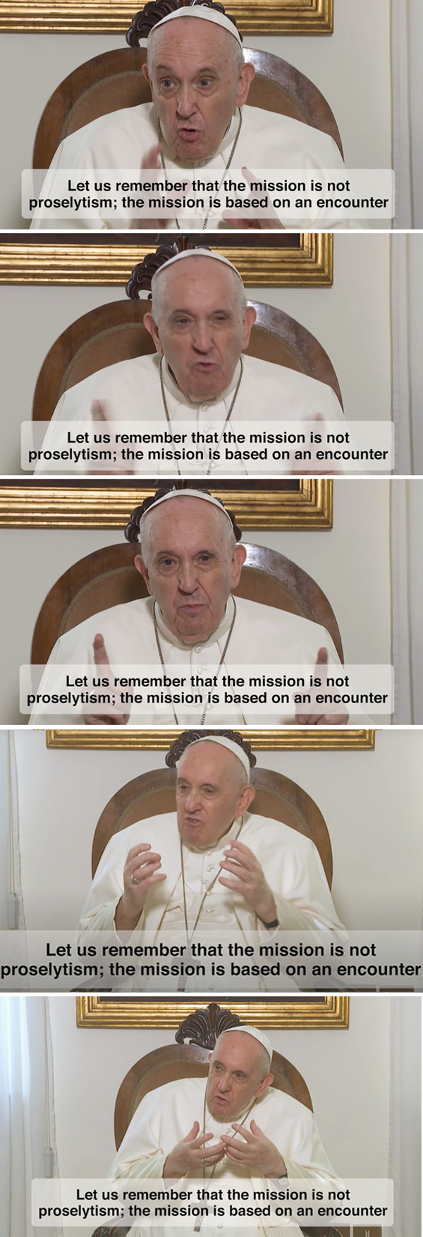 Francis attacks proselytism 2